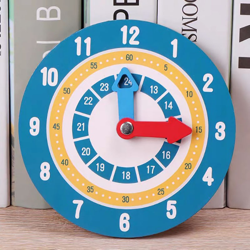 Kids Educational Watch - Montessori Leren Klok Houten Houten horloge