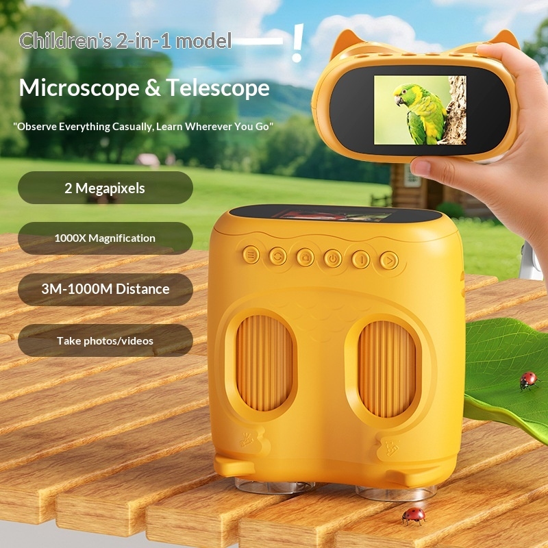 Education Kids Definition - 2-in-1 Educatieve Kinderkijker: High-Definition Camera &