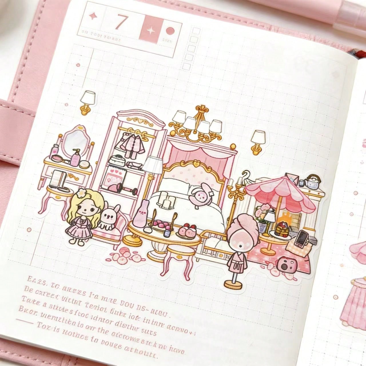Kids Education Room - Pink Sakura Tree Hotelkamer DIY Kids