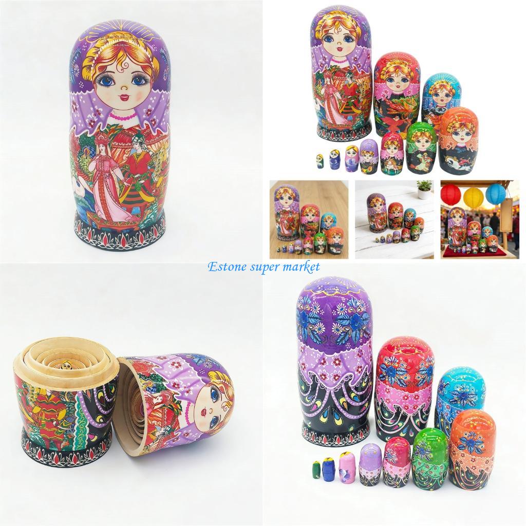 Kids Education Room - 090B Traditionele Matroesjka-poppen Houten educatieve nestpop