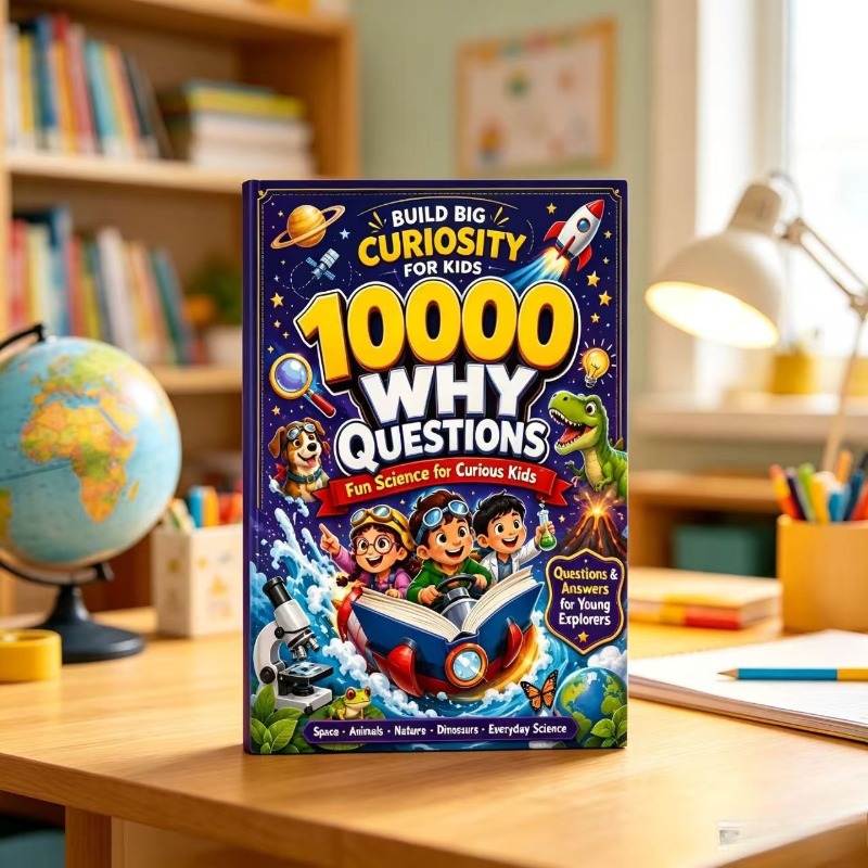 Kids Education Questions - Kids 10000 Waarom Vragen Educatief Boek,