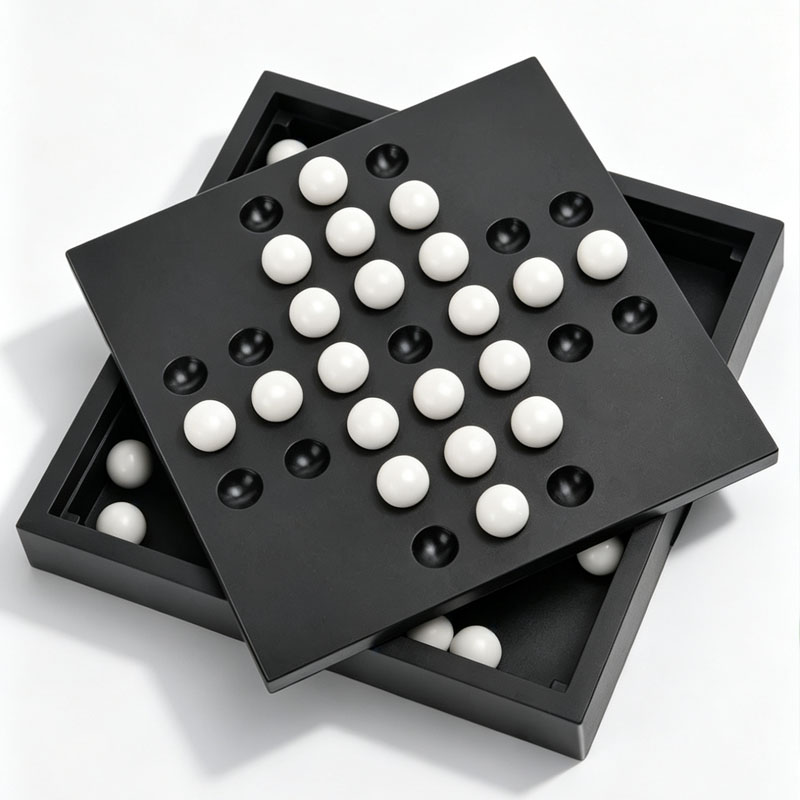 Kids Education Fun - Europa Klassiek Single Chess Peg Solitaire