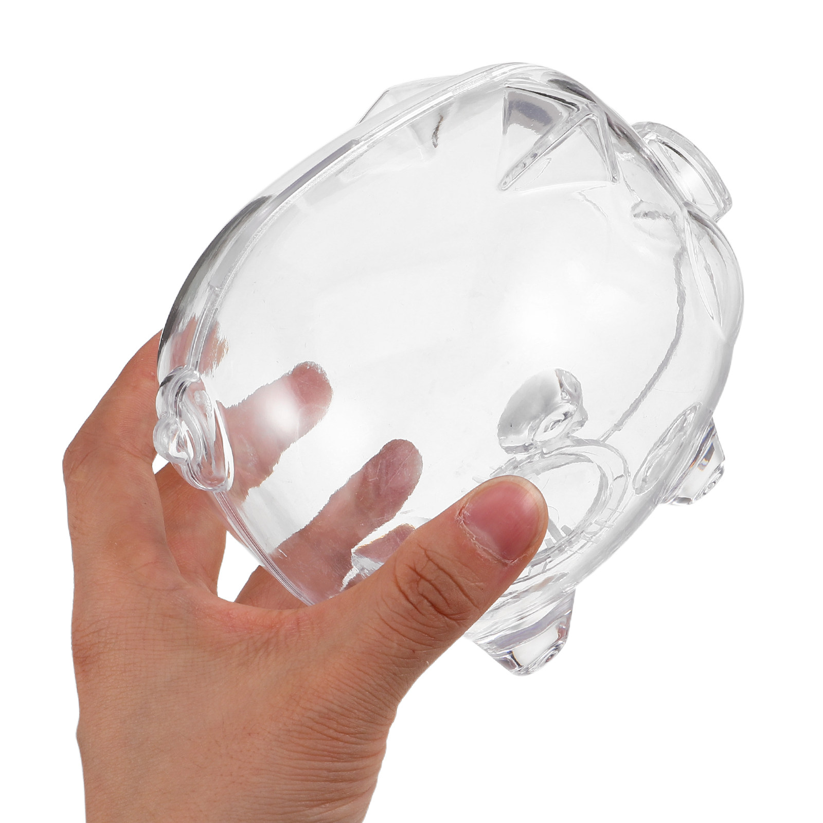 Kids Education Savings - 2 stuks doorzichtige spaarpot in de