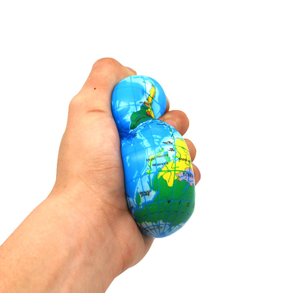 Educational Globe For Kids - 6 stuks stressballen voor kinderen, elastisch