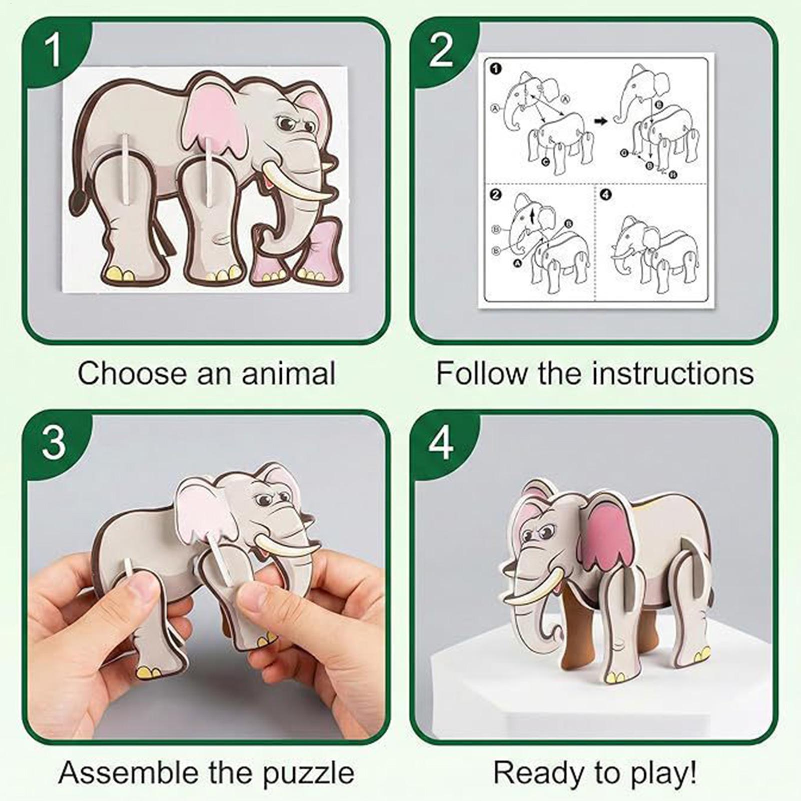 Kids Education Fun - 3D Cartoon Puzzels Voor Kinderen 7