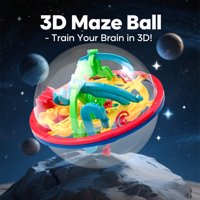 Educational Globe For Kids - 3D Magische Bal Labyrint Brain Teaser