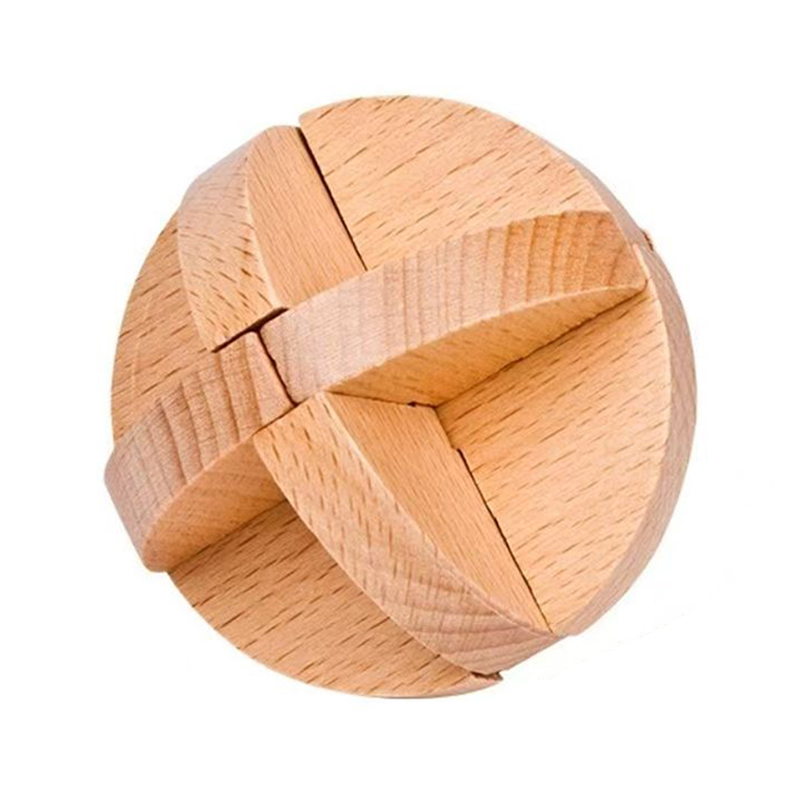Kids Education Fun - Klassieke Lu Ban bal houten breinbrekers