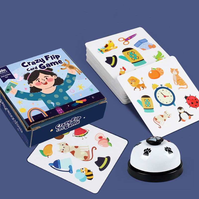 Kids Education Card - Kinderen Geheugen Matching Crazy Cards Speelgoed