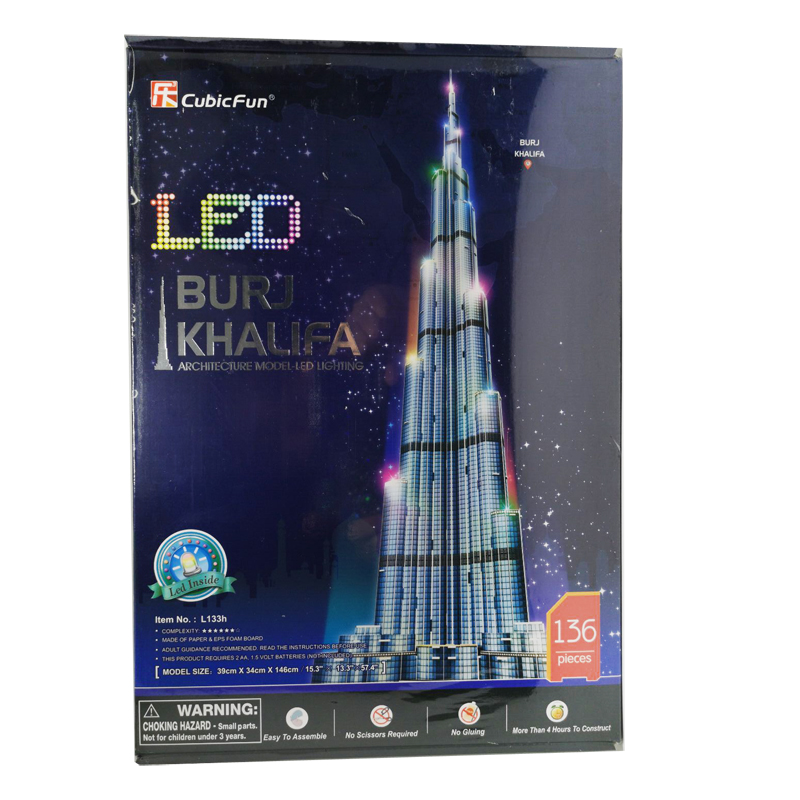 Kids Education Dubai - 3d Puzzels 1.5M Dubai Burj Khalifa