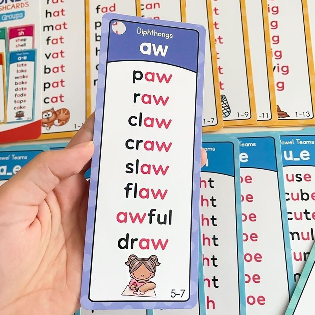 Kids Education Card - 117 Groepen Phonics Flashcards voor kinderen