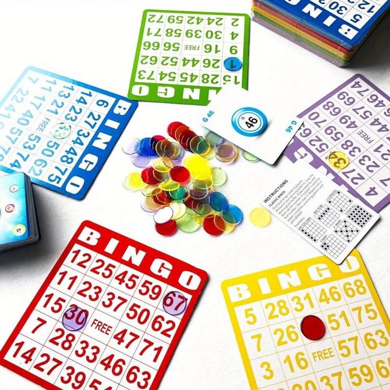 Kids Education Card - 50/100 Stuks Niet-herhalende Bingokaarten Educatieve Interactieve