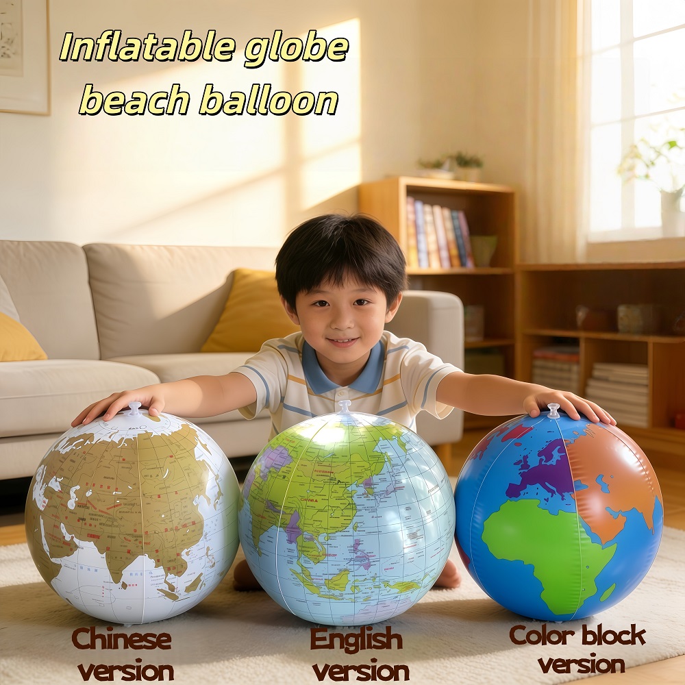 Educational Globe For Kids - 30cm Opblaasbare Globe Strandbal Speelgoed Kaart