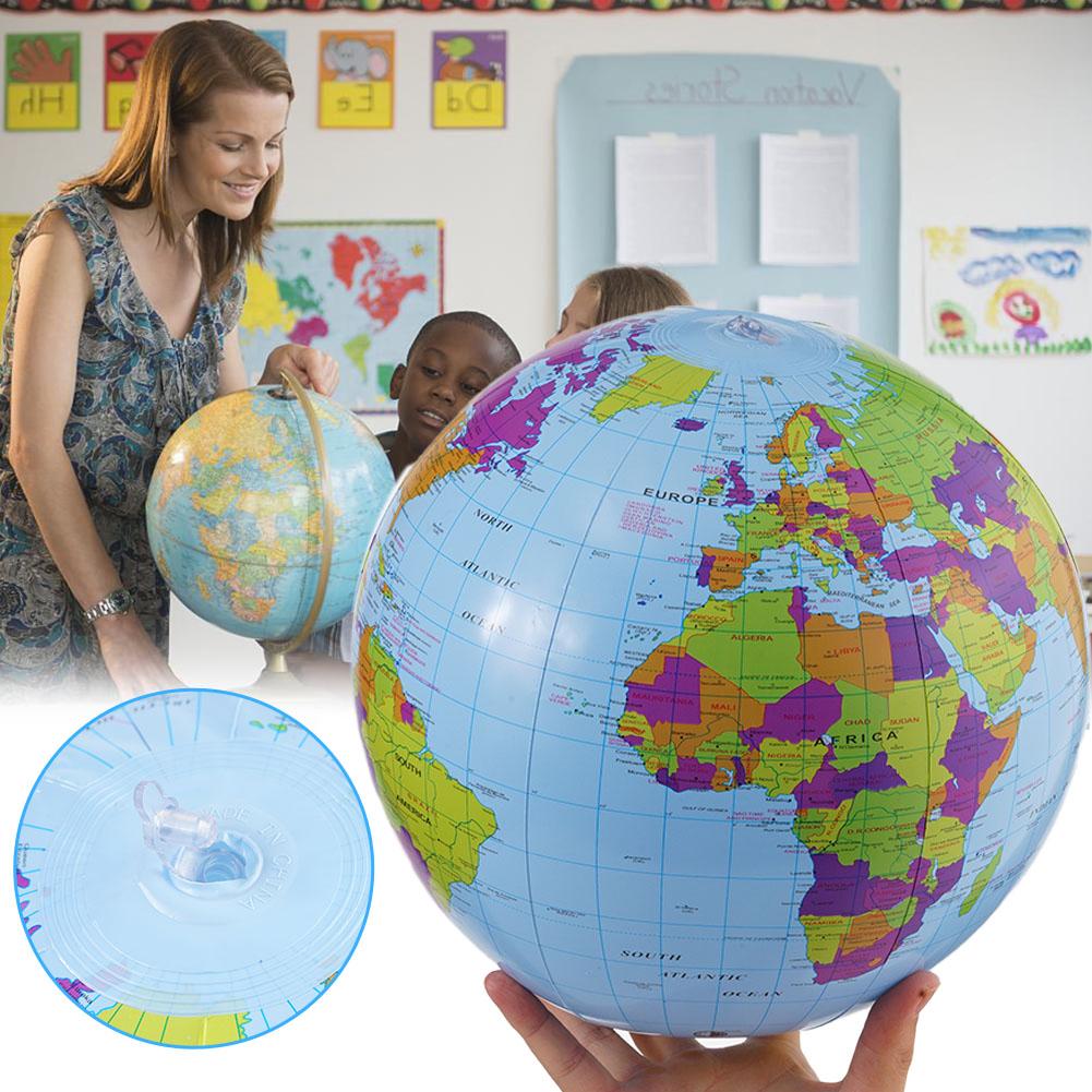 Educational Globe For Kids - 12/16Inch Opblazen Globe Strandbal Speelgoed Kaart