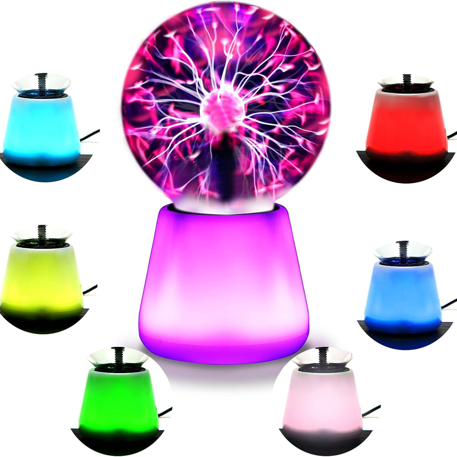 Globe Interactive Light - Plasmaballamp Interactieve Touch Lightning Globe 3