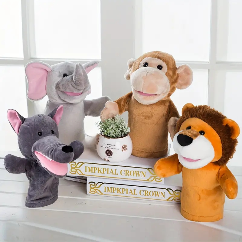 Kids Education Story - Baby Pluche Speelgoed Cartoon Dier Familie