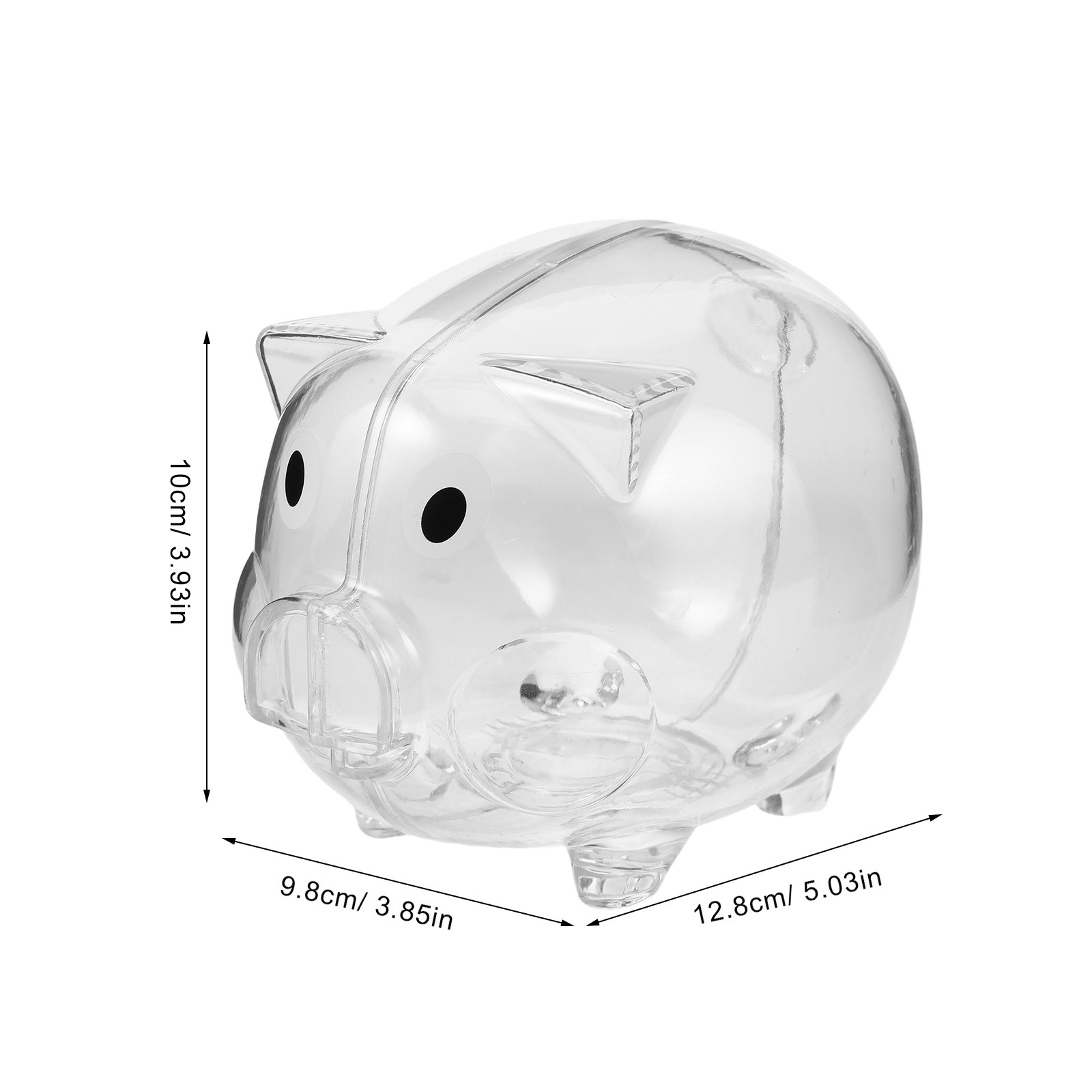2 stuks transparante varkensge - Kids Education Savings recensie en prijs