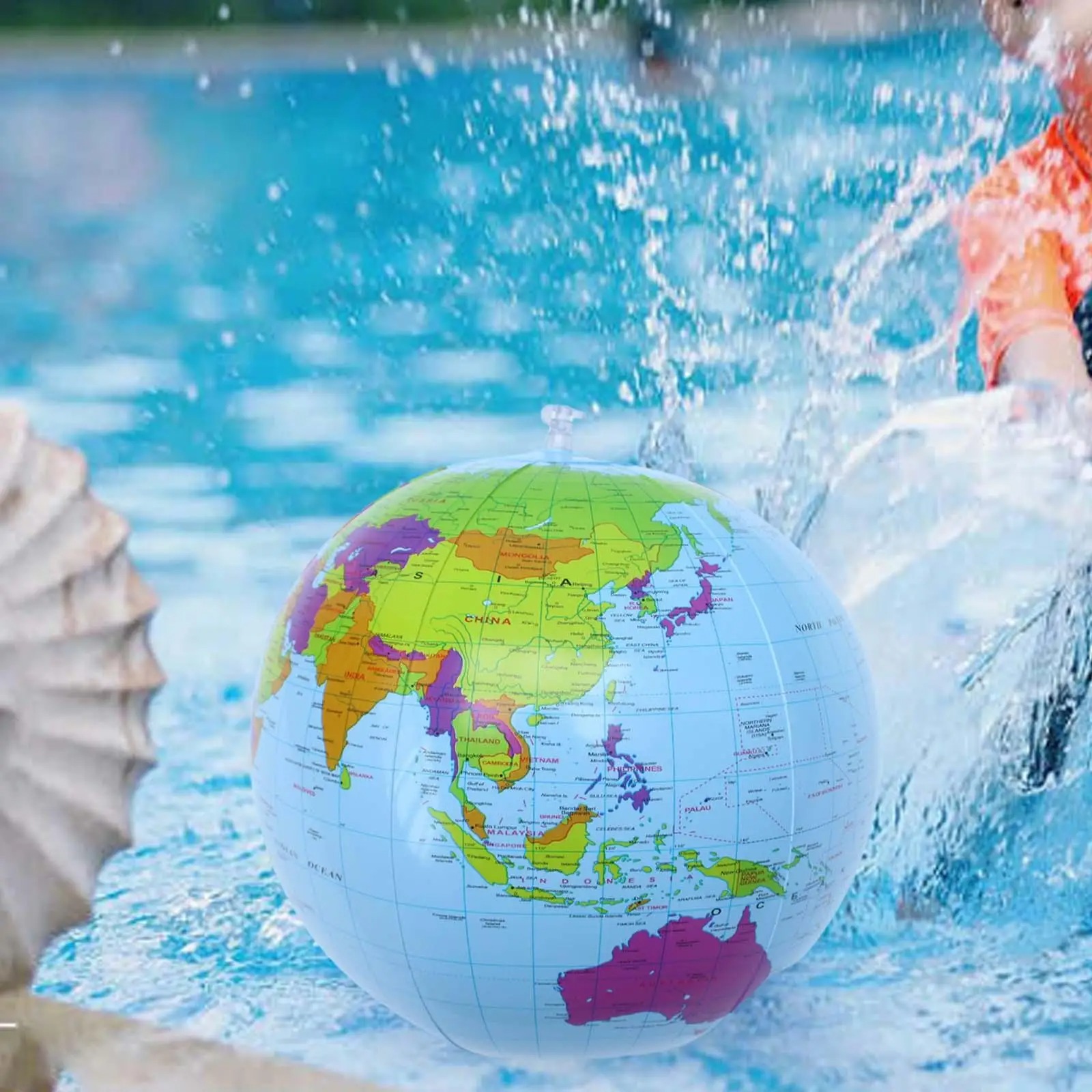 16 inch (30cm) opblaasbare glo - Educational Globe For Kids recensie en prijs