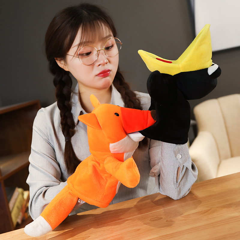 25 cm Fox Crow Baby Handpop Kn - Kids Education Story recensie en prijs