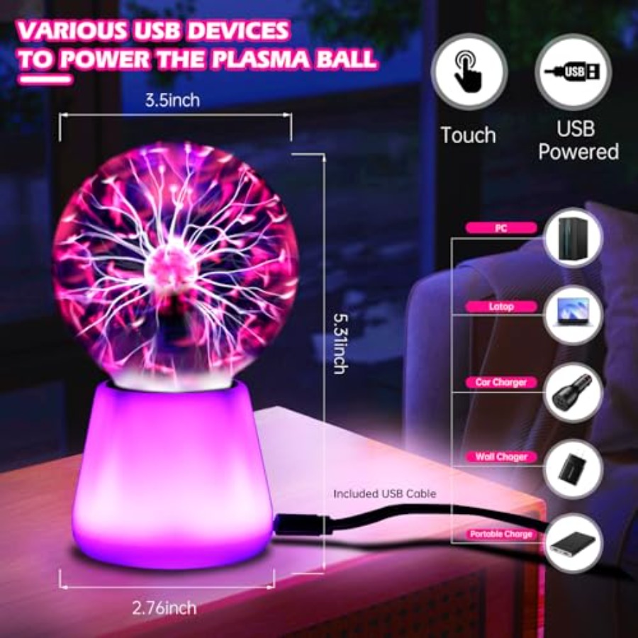 Plasma Ball Lamp Interactieve  - Globe Interactive Light recensie en prijs