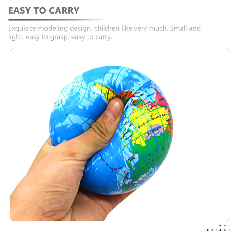 6 stuks stressballen voor kind - Educational Globe For Kids recensie en prijs