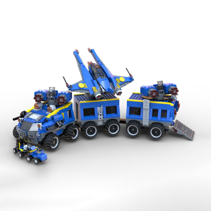 1379PCS MOC Earth Defense HQ - - Education Kids Definition recensie en prijs