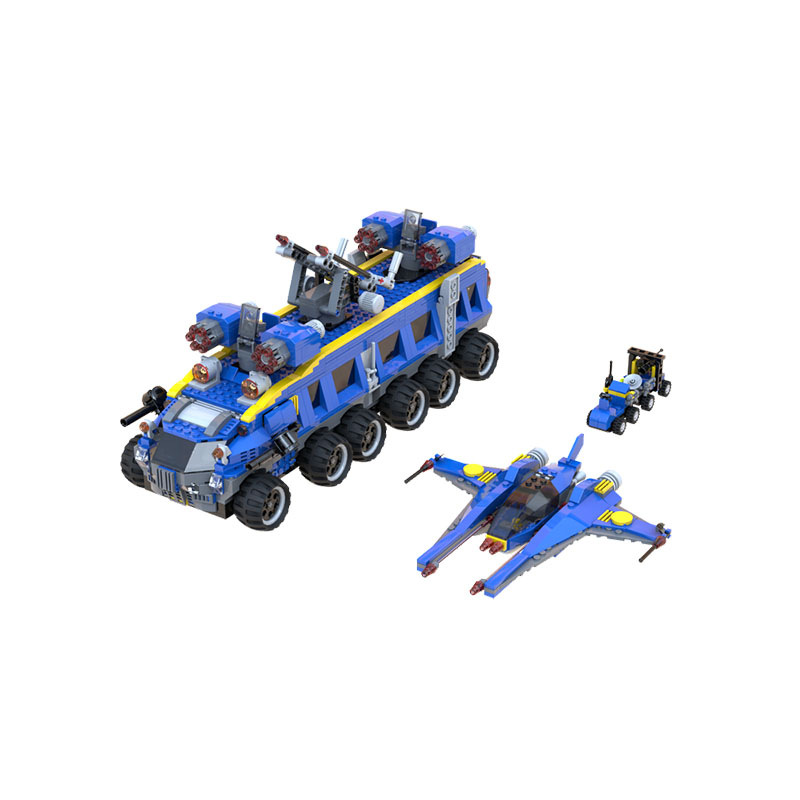 1379PCS MOC Earth Defense HQ - - Education Kids Definition recensie en prijs