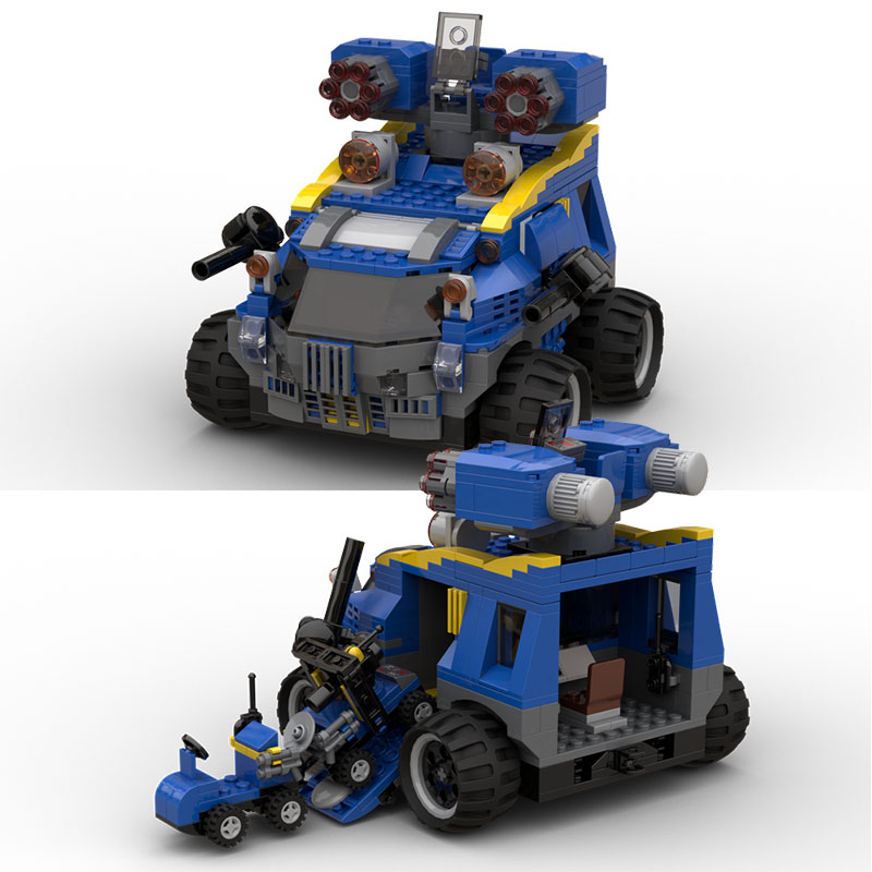 1379PCS MOC Earth Defense HQ - - Education Kids Definition recensie en prijs