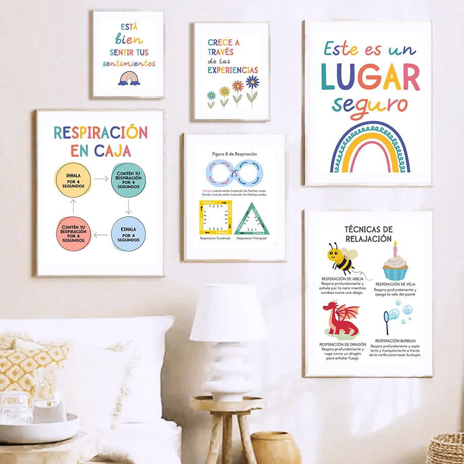 Spaanse Onderwijs Motto Regenb - Kids Education Room recensie en prijs