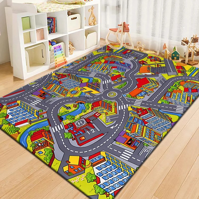 Kleurrijk kinderstadkaart spee - Kids Education Room recensie en prijs