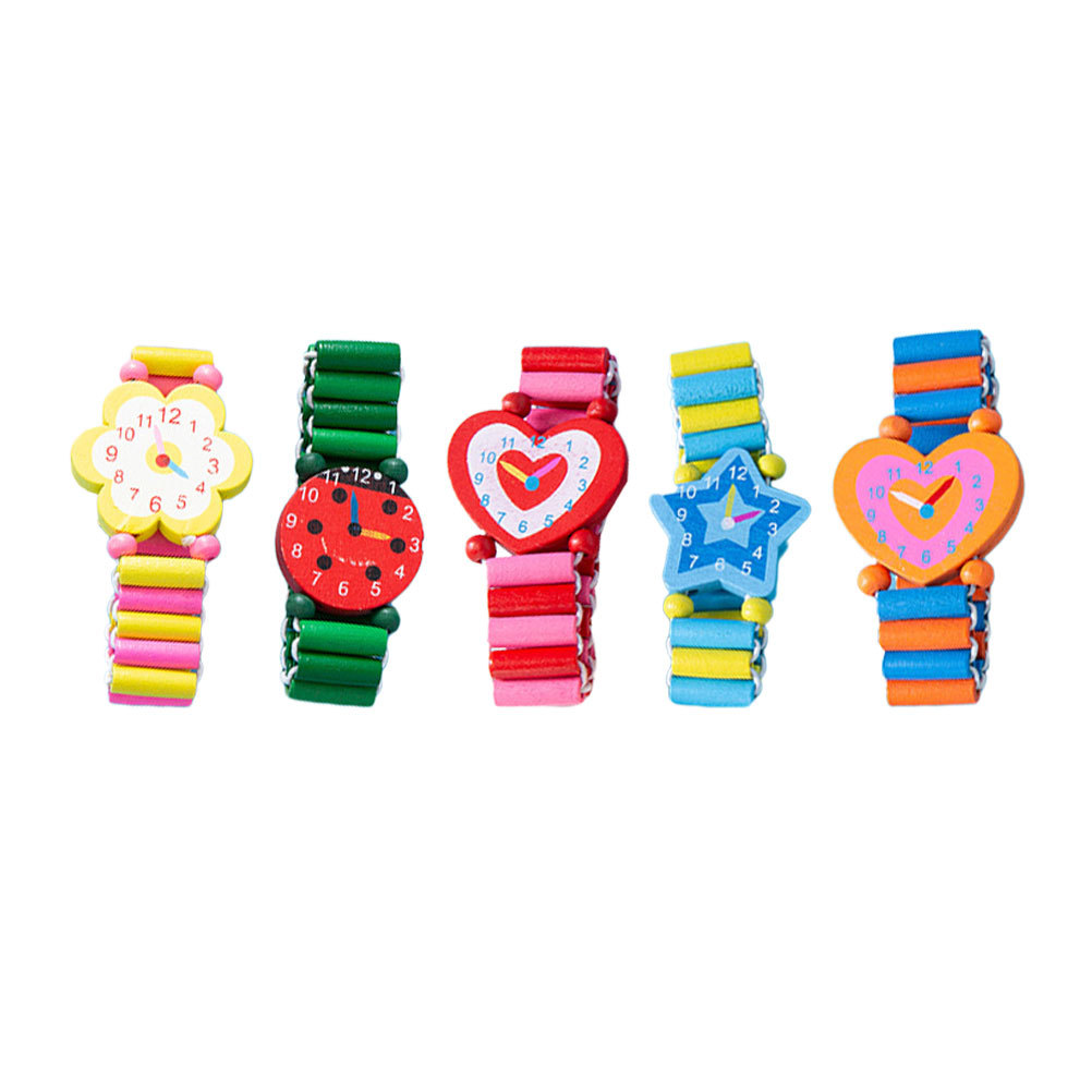 5 stks kinderen kleurrijke arm - Kids Educational Watch recensie en prijs