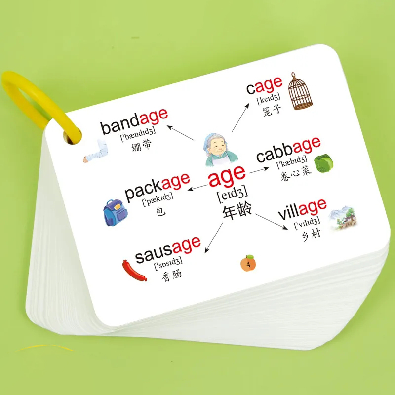 600 Woorden Mind Map Kaarten M - Kids Education Card recensie en prijs