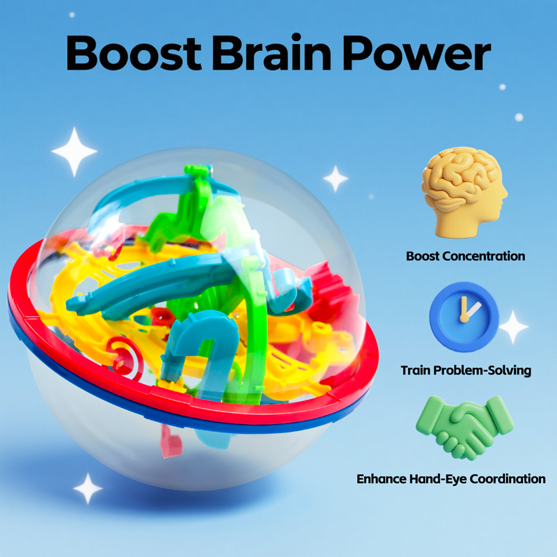 3D Magische Bal Labyrint Brain - Educational Globe For Kids recensie en prijs