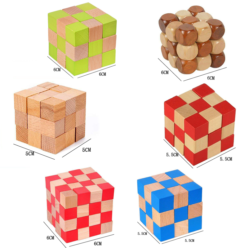 Vierkante Slangenkubus Houten  - Kids Education Fun recensie en prijs