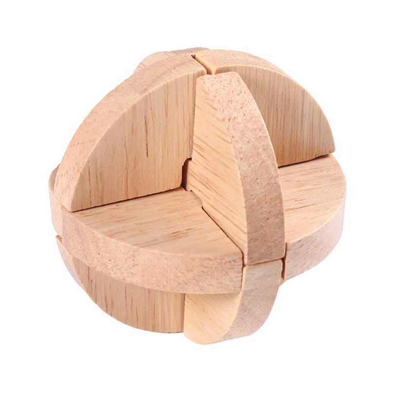 Klassieke Lu Ban bal houten br - Kids Education Fun recensie en prijs