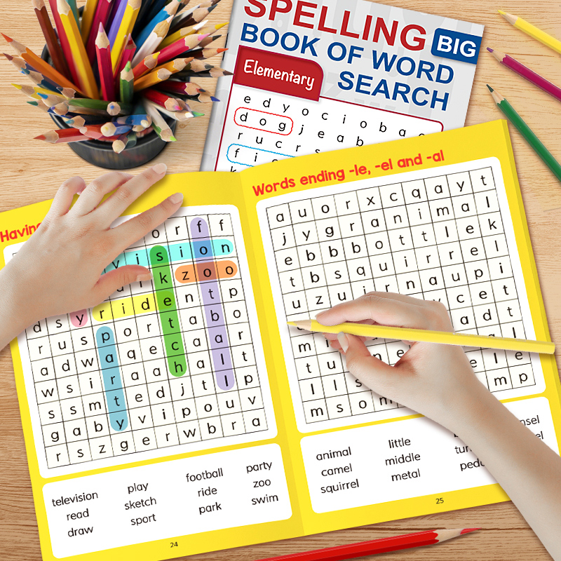 Elementair groot woordzoek- en - Kids Education Help recensie en prijs