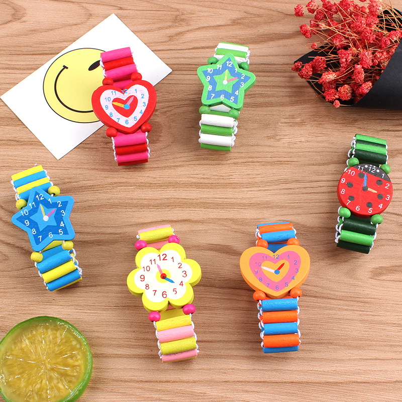 3 Stks/partij Houten Horloges  - Kids Educational Watch recensie en prijs