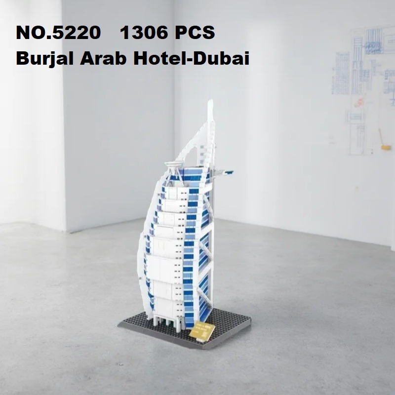 1306pcs Burjal Arab Hotel Duba - Kids Education Dubai recensie en prijs