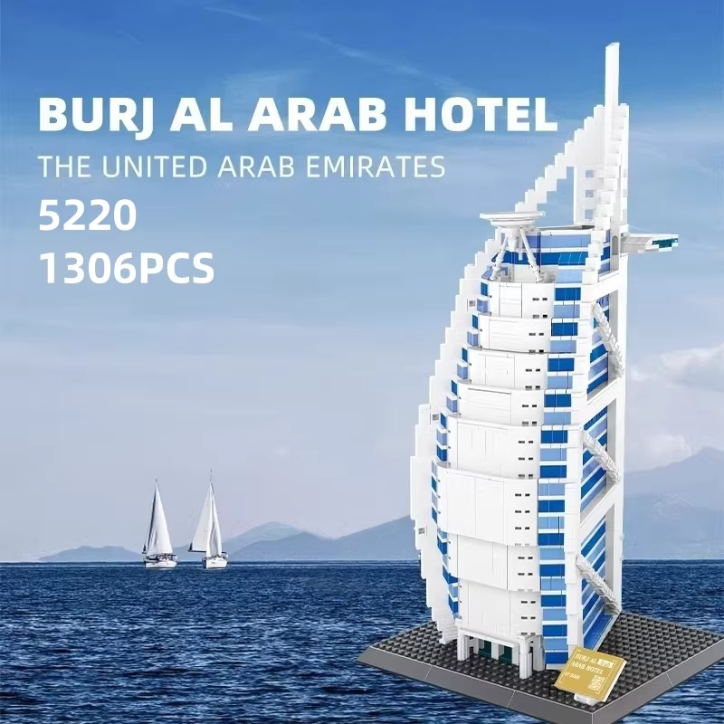 1306pcs Burjal Arab Hotel Duba - Kids Education Dubai recensie en prijs
