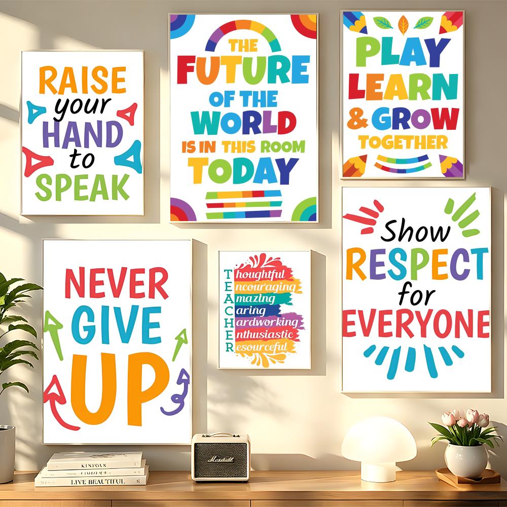 Positieve Kid Classroom Wall P - Kids Education Room recensie en prijs