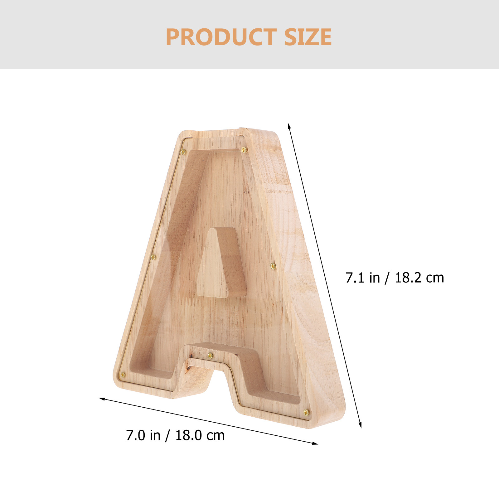 Alfabetvormige houten spaarpot - Kids Education Savings recensie en prijs