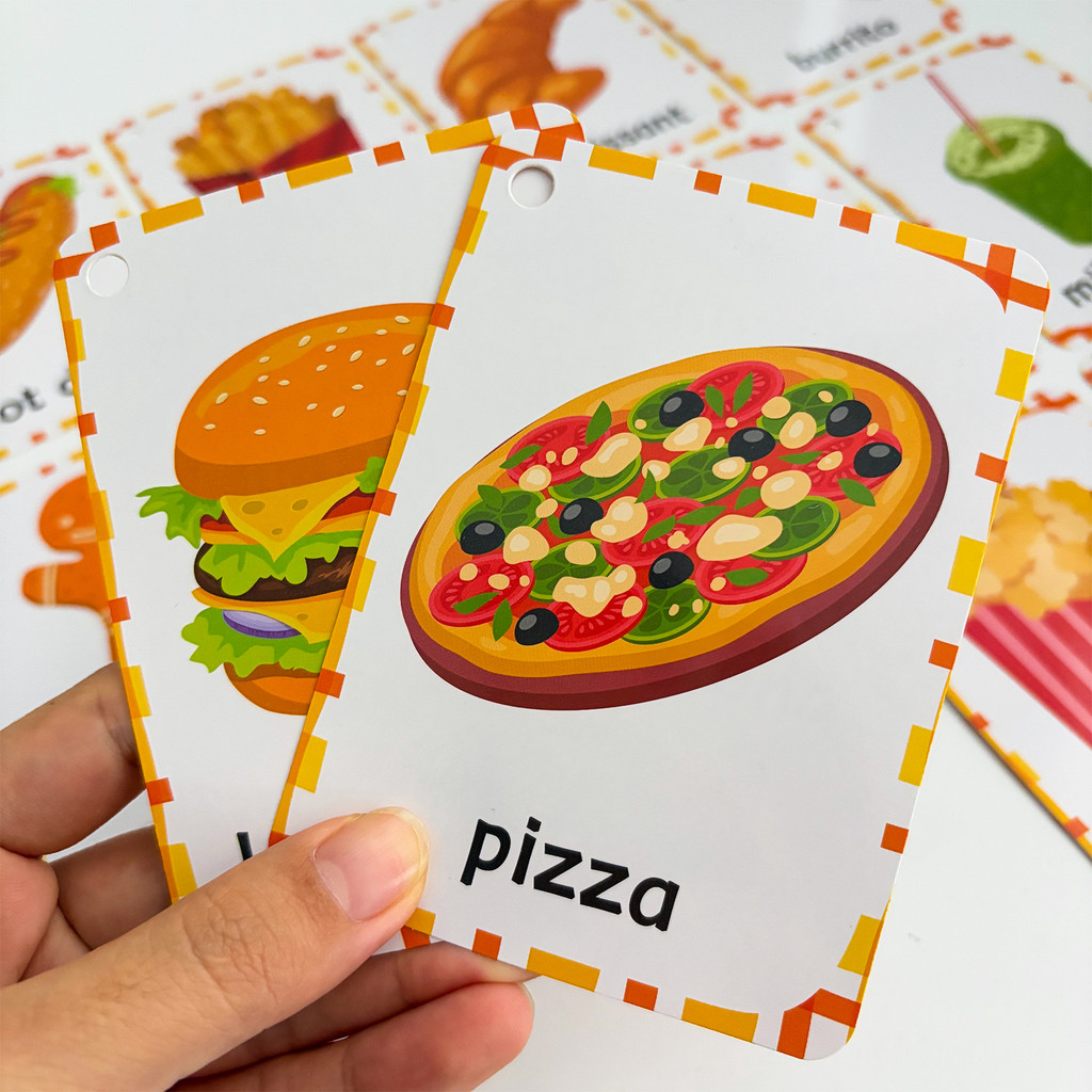 Heerlijke voedselwoorden Engel - Kids Education Card recensie en prijs