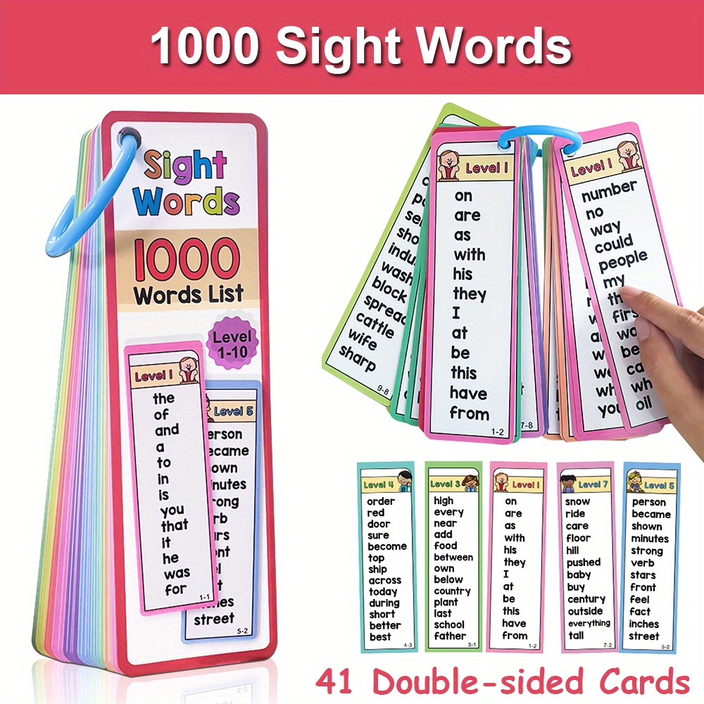 1000 zichtwoorden Flash-kaarte - Kids Education Card recensie en prijs