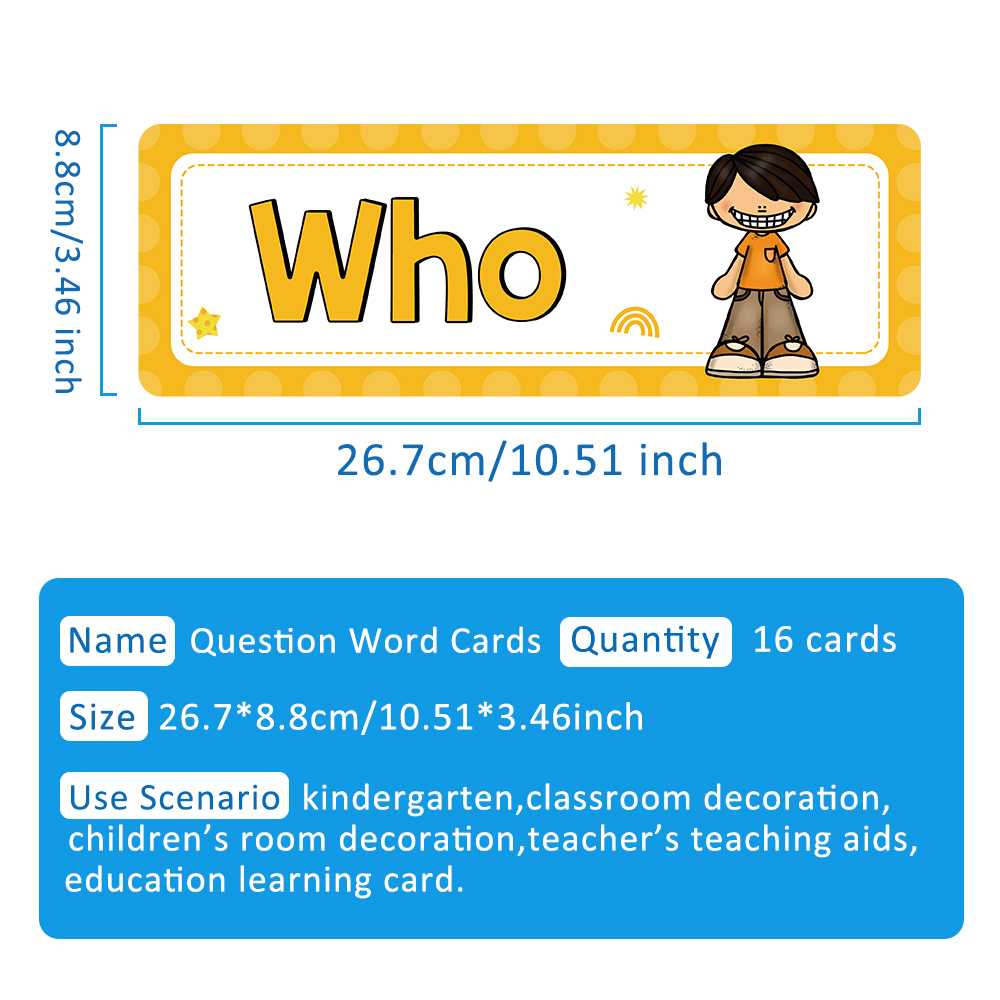 WH-vragenwoorden Engelse gramm - Kids Education Questions recensie en prijs