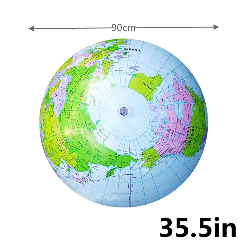 90CM Opblaasbare Aarde Wereld  - Educational Globe For Kids recensie en prijs