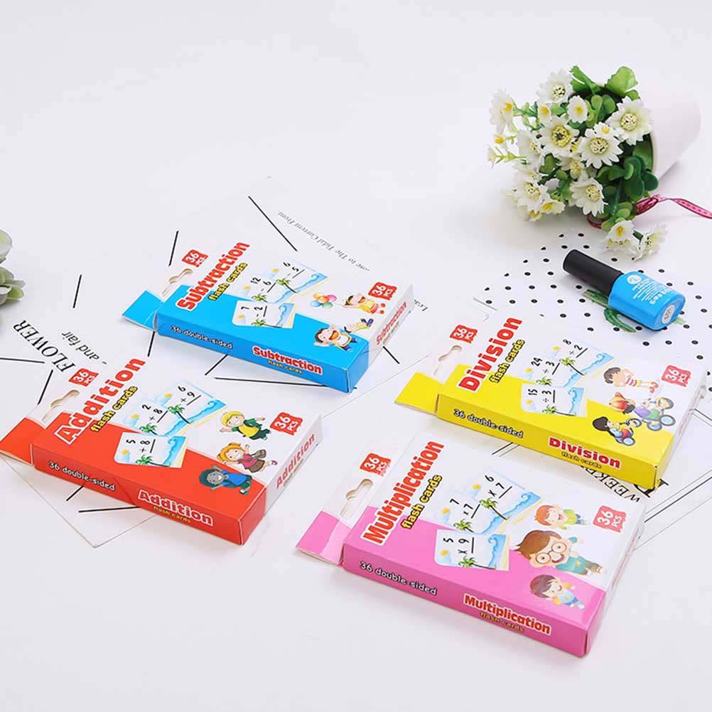 4 dozen wiskunde-studiekaarten - Kids Education Card recensie en prijs