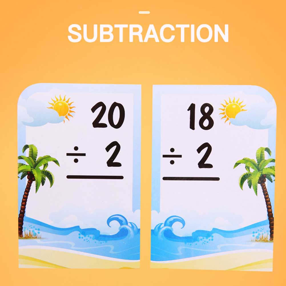 4 dozen wiskunde-studiekaarten - Kids Education Card recensie en prijs
