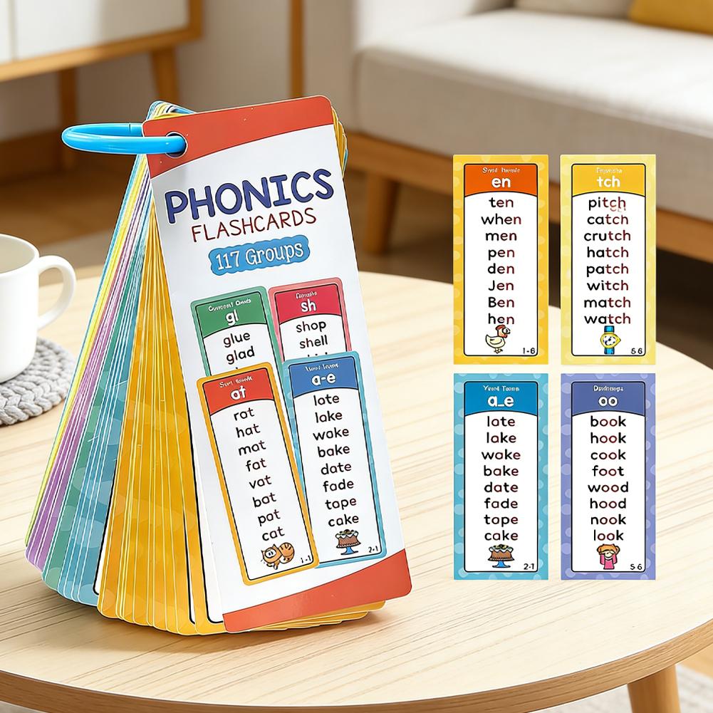 117 Groepen Phonics Flashcards - Kids Education Card recensie en prijs