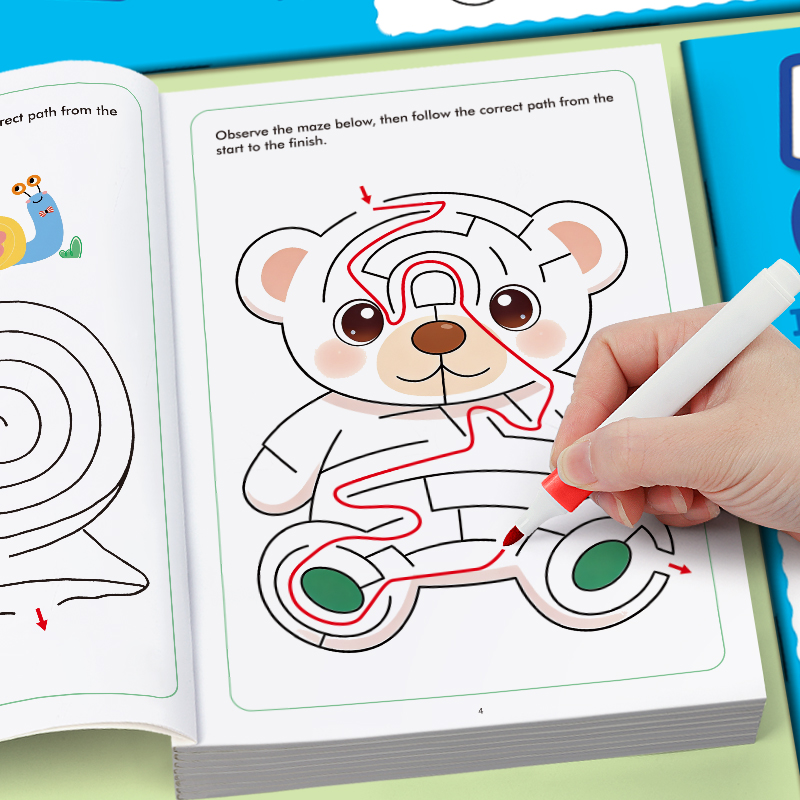 Maze Fun tekenboek voor kinder - Education Kids Definition recensie en prijs