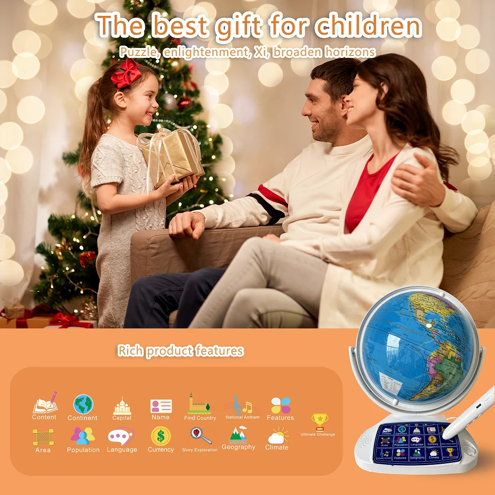 Interactieve slimme wereldbol  - Educational Globe For Kids recensie en prijs