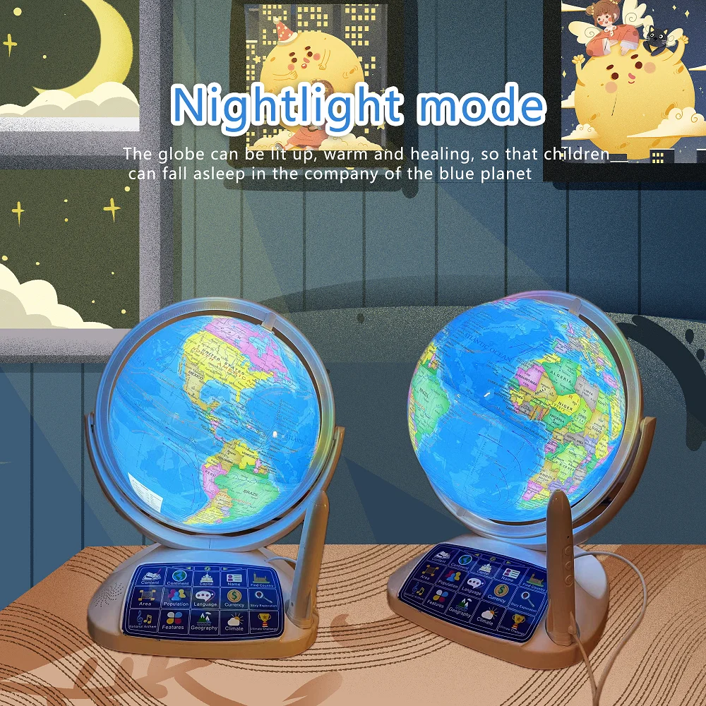 Interactieve slimme wereldbol  - Educational Globe For Kids recensie en prijs